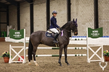 Annabel Shields claims the top Hickstead pass in the SEIB Winter Novice Championship qualifier at Morris Equestrian Centre Annabel Shields claims the top Hickstead pass in the SEIB Winter Novice Championship qualifier at Morris Equestrian Centre